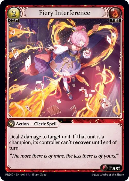 Fiery Interference #7 – Asphodel / Paradise Grimoire
