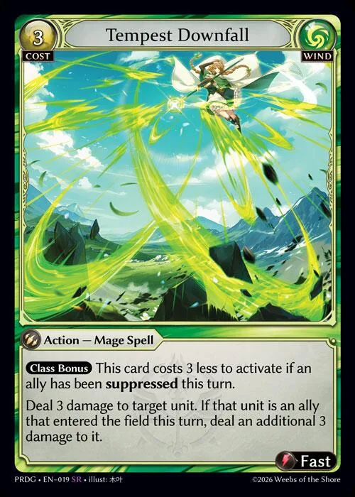 Tempest Downfall #19 – Asphodel / Paradise Grimoire