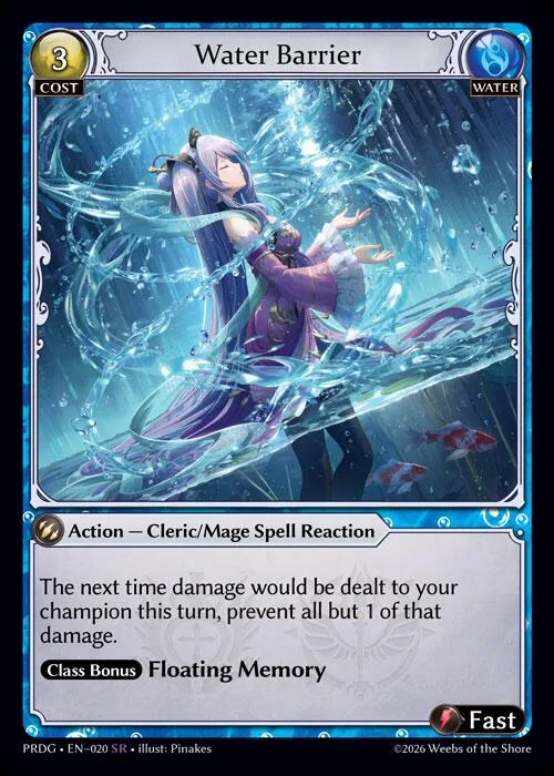 Water Barrier #20 – Asphodel / Paradise Grimoire