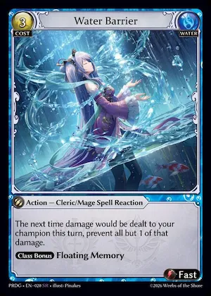 Water Barrier #20 – Asphodel / Paradise Grimoire