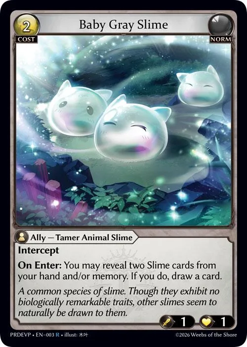 Baby Gray Slime #3 – Asphodel / Paradise Event Pack