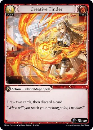 Creative Tinder (Interference Curio Foil) #111 – Asphodel / Paradise