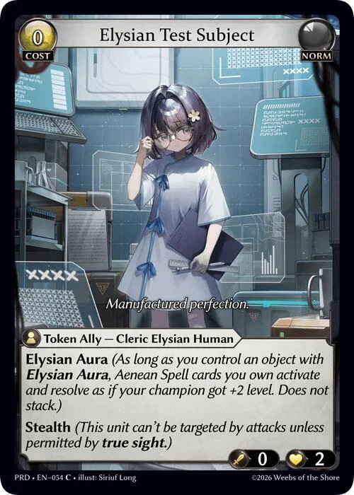 Elysian Test Subject (Interference Curio Foil) #54 – Asphodel / Paradise