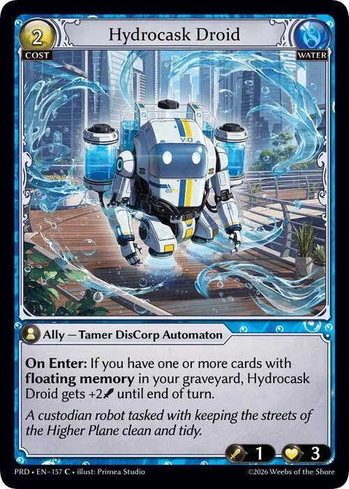 Hydrocask Droid (Interference Curio Foil) #157 – Asphodel / Paradise