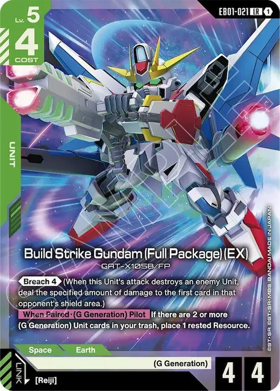 Build Strike Gundam (Full Package) (EX) #eb1-021 – Eternal Nexus