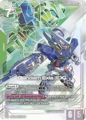 Gundam Exia (EX) (LR+) #eb1-022 – Eternal Nexus