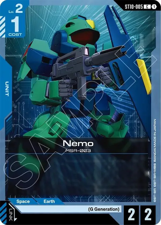 Nemo #st10-005 – Starter Deck 10: Generation Pulse