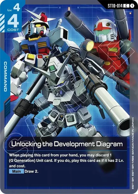 Unlocking the Development Diagram #st10-014 – Starter Deck 10: Generation Pulse