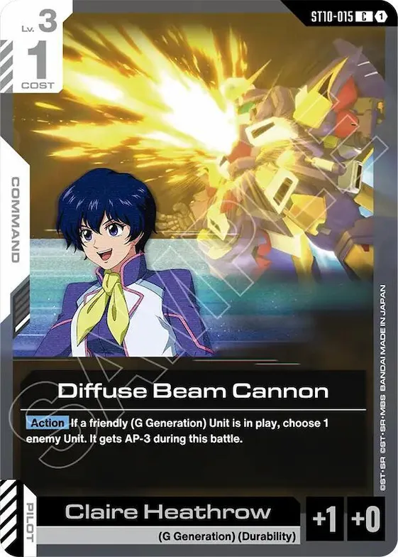 Diffuse Beam Cannon #st10-015 – Starter Deck 10: Generation Pulse