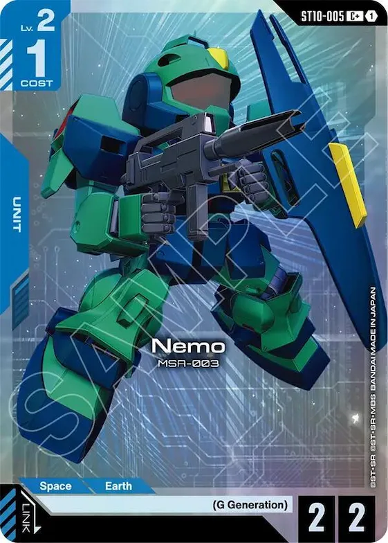 Nemo (C+) #st10-005 – Starter Deck 10: Generation Pulse