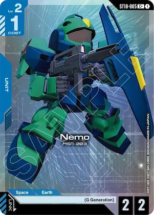 Nemo (C+) #st10-005 – Starter Deck 10: Generation Pulse