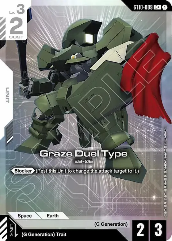 Graze Duel Type (C+) #st10-009 – Starter Deck 10: Generation Pulse