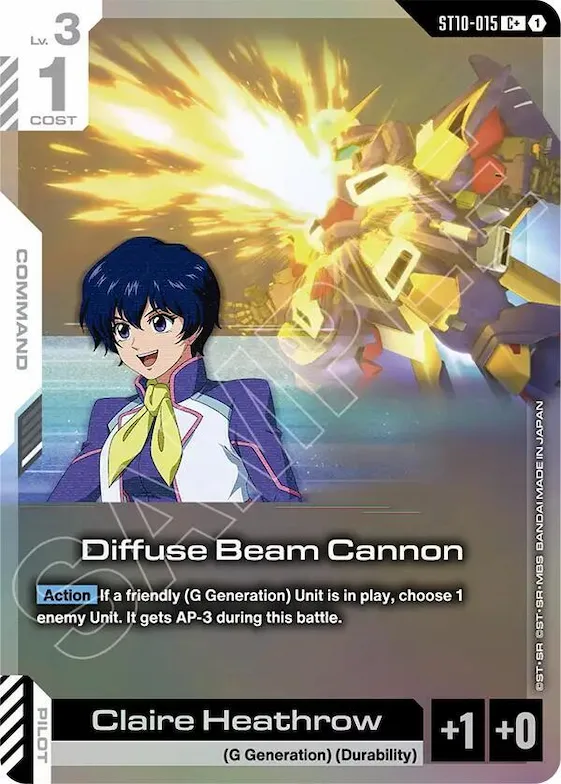 Diffuse Beam Cannon (C+) #st10-015 – Starter Deck 10: Generation Pulse