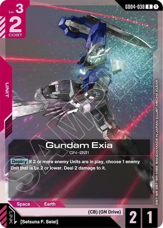 Gundam Exia (GD04-038) #gd4-038 – Phantom Aria