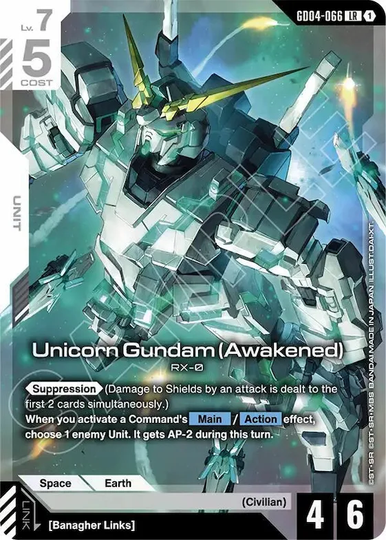 Unicorn Gundam (Awakened) #gd4-066 – Phantom Aria