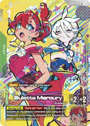 Suletta Mercury (R+) #gd4-085 – Phantom Aria