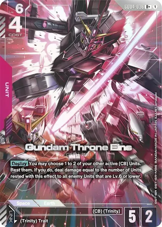Gundam Throne Eins (R+) #gd4-036 – Phantom Aria