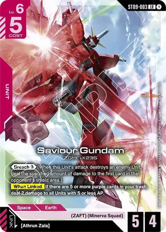 Saviour Gundam #st9-003 – Starter Deck 09: Destiny Ignition