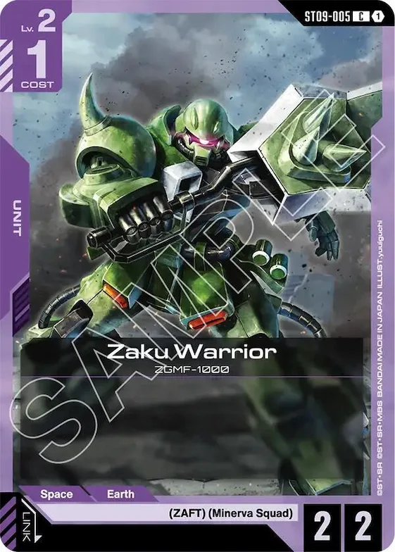 Zaku Warrior #st9-005 – Starter Deck 09: Destiny Ignition