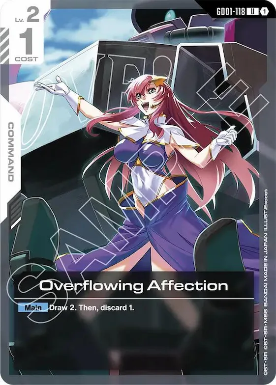 Overflowing Affection #gd1-118 – Starter Deck 09: Destiny Ignition