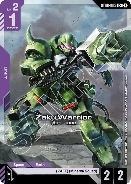 Zaku Warrior (C+) #st9-005 – Starter Deck 09: Destiny Ignition
