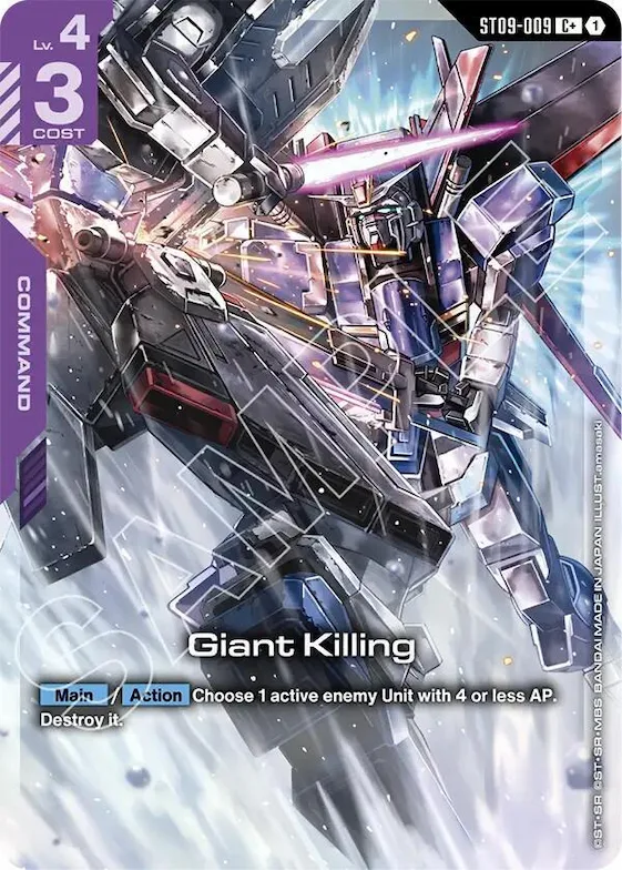 Giant Killing (C+) #st9-009 – Starter Deck 09: Destiny Ignition