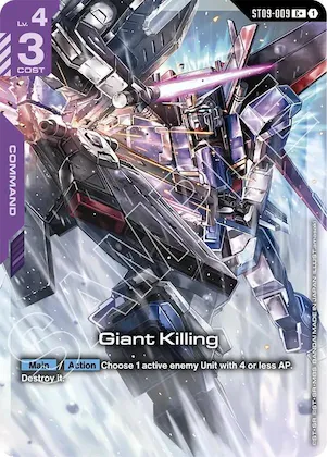 Giant Killing (C+) #st9-009 – Starter Deck 09: Destiny Ignition