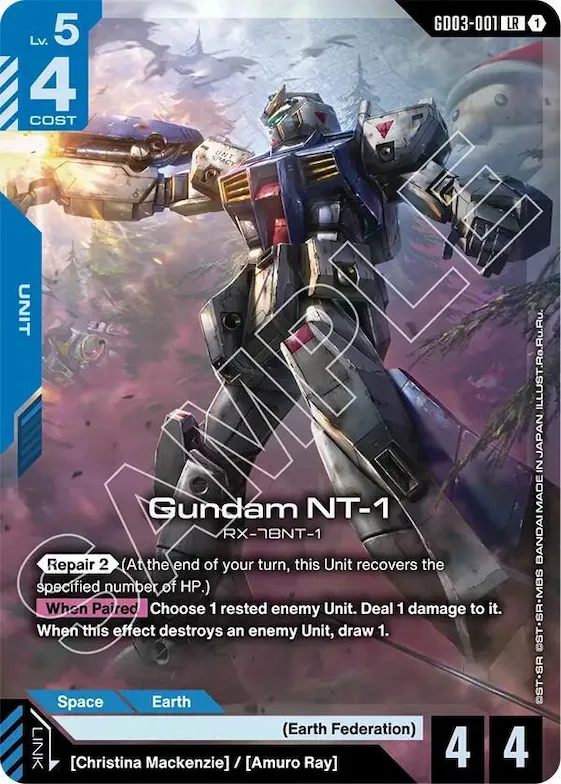 Gundam NT-1 #gd3-001 – Steel Requiem