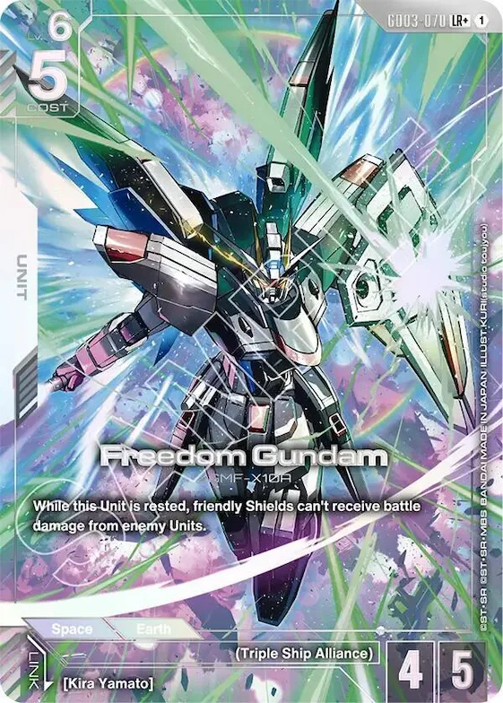 Freedom Gundam (GD03-070) (LR+) #gd3-070 – Steel Requiem