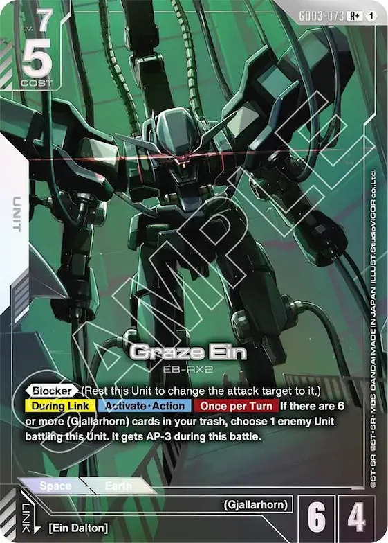 Graze Ein (R+) #gd3-073 – Steel Requiem