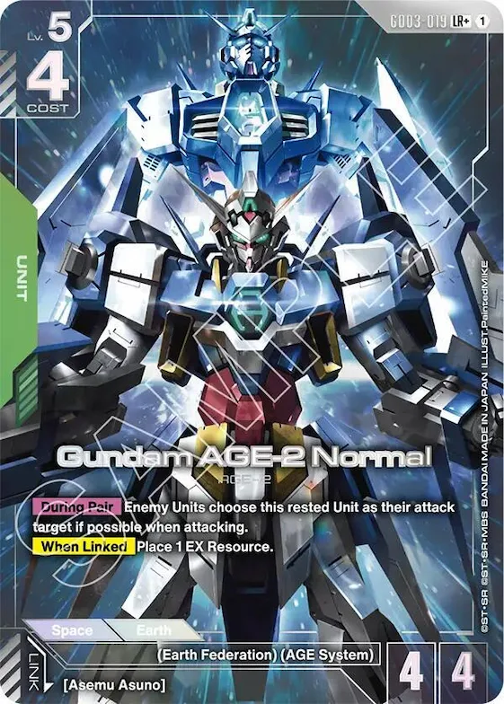 Gundam AGE-2 Normal (LR+) #gd3-019 – Steel Requiem