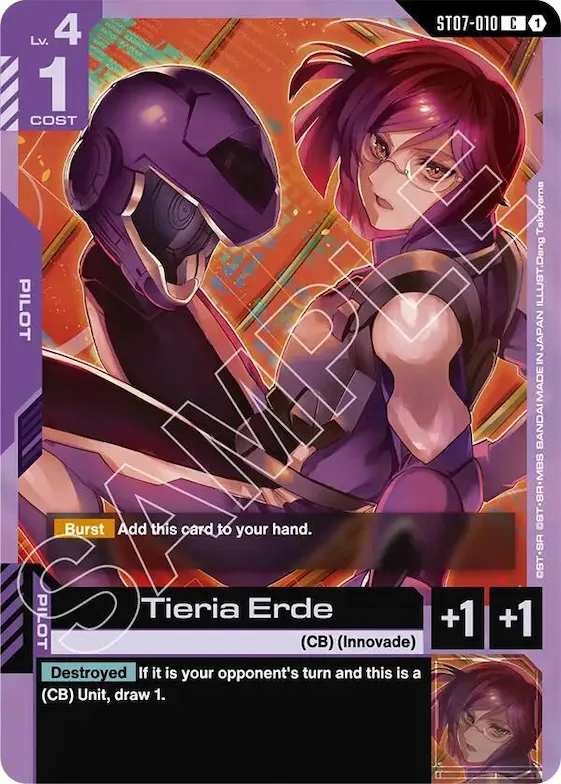 Tieria Erde #st7-010 – Starter Deck 07: Celestial Drive