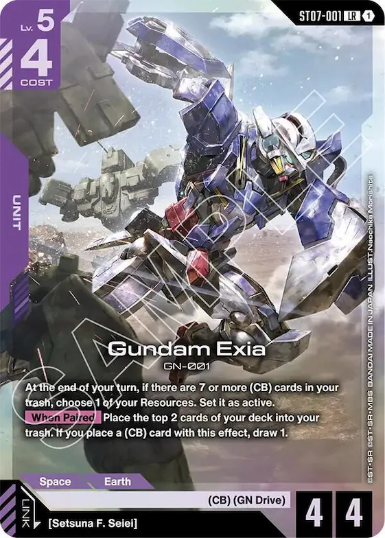 Gundam Exia (ST07-001) #st7-001 – Starter Deck 07: Celestial Drive