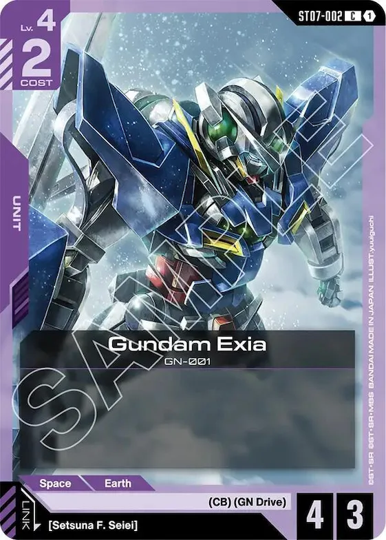 Gundam Exia (ST07-002) #st7-002 – Starter Deck 07: Celestial Drive