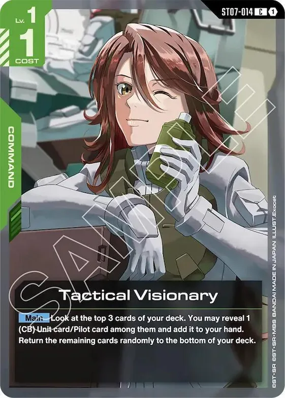 Tactical Visionary #st7-014 – Starter Deck 07: Celestial Drive