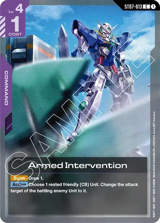 Armed Intervention #st7-013 – Starter Deck 07: Celestial Drive