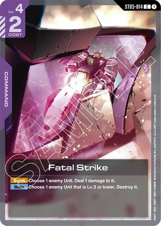 Fatal Strike #st5-014 – Starter Deck 07: Celestial Drive
