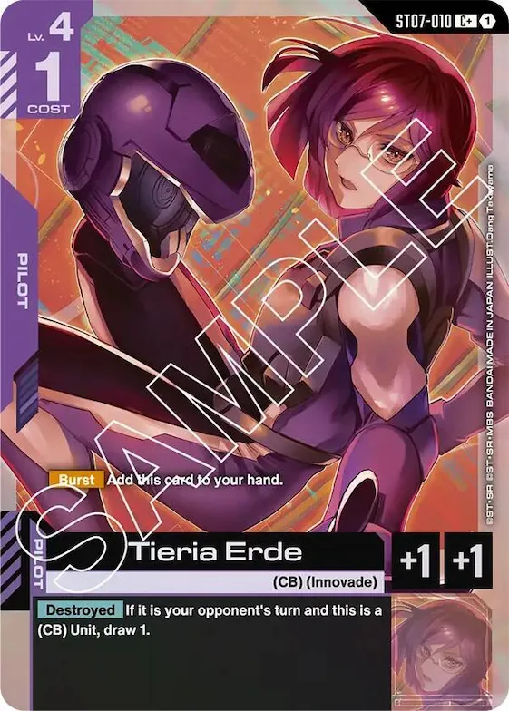 Tieria Erde (C+) #st7-010 – Starter Deck 07: Celestial Drive