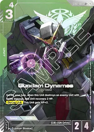 Gundam Dynames (LR+) #st7-005 – Starter Deck 07: Celestial Drive