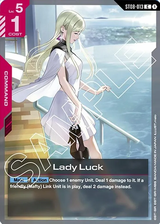 Lady Luck #st8-013 – Starter Deck 08: Flash of Radiance