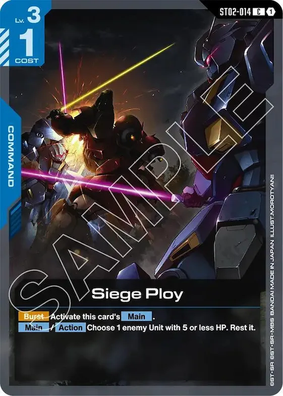 Siege Ploy #st2-014 – Starter Deck 08: Flash of Radiance
