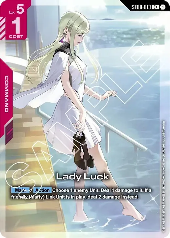 Lady Luck (C+) #st8-013 – Starter Deck 08: Flash of Radiance