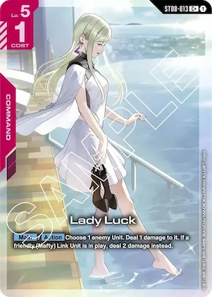 Lady Luck (C+) #st8-013 – Starter Deck 08: Flash of Radiance