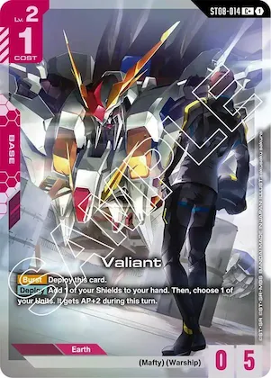 Valiant (C+) #st8-014 – Starter Deck 08: Flash of Radiance