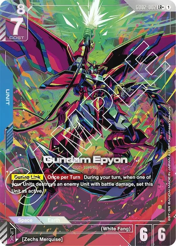 Gundam Epyon (LR+) #gd2-002 – Dual Impact