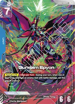 Gundam Epyon (LR+) #gd2-002 – Dual Impact