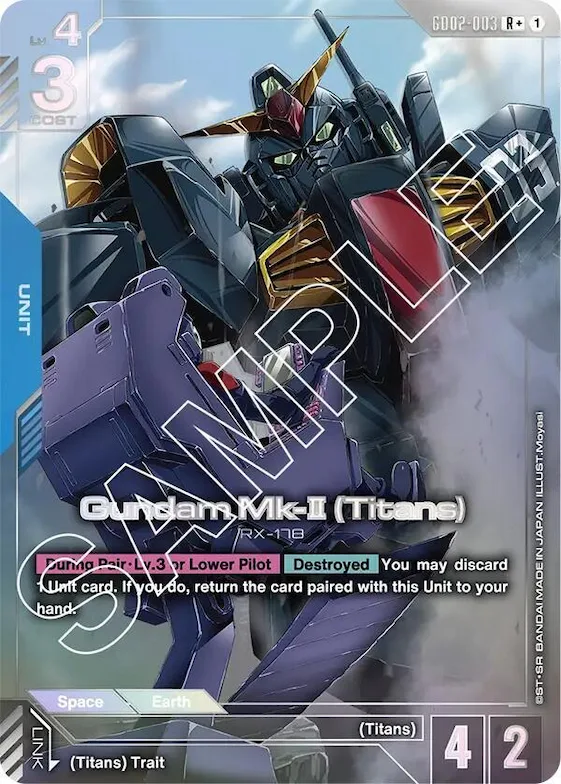 Gundam Mk-II (Titans) (R+) #gd2-003 – Dual Impact