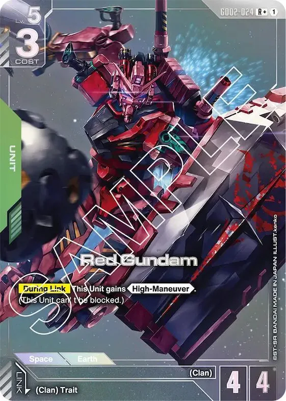 Red Gundam (R+) #gd2-024 – Dual Impact