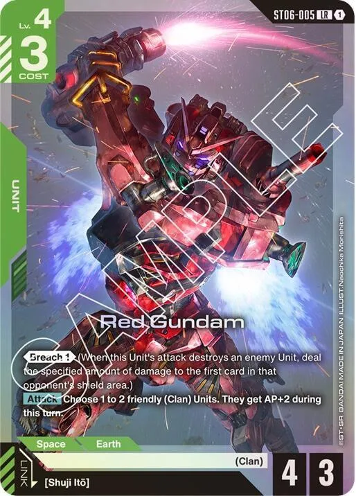 Red Gundam #st6-005 – Starter Deck 06: Clan Unity