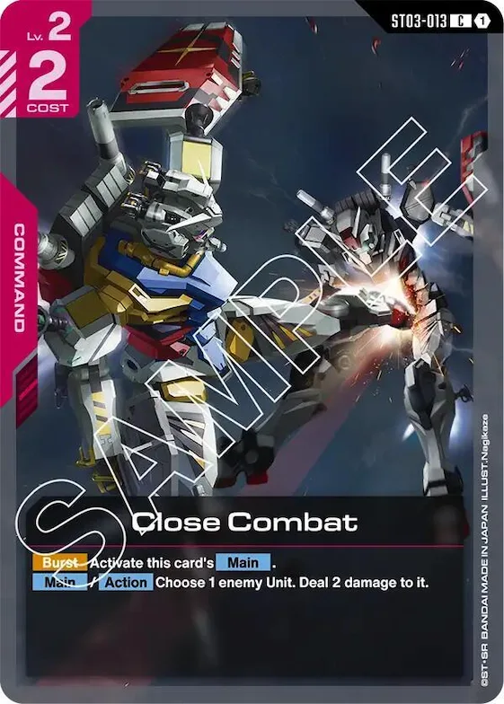 Close Combat #st3-013 – Starter Deck 06: Clan Unity